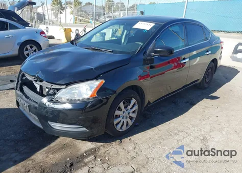2014 Nissan Sentra S z USA, uszkodzony, nr VIN 3N1AB7AP0EY212450